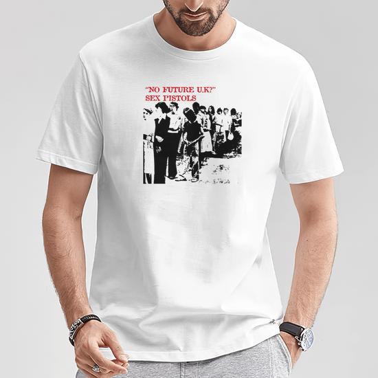 T-shirt NO FUTURE UK Sex Pistols, Merchandise Punk Années 70