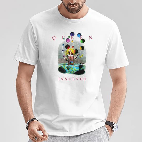 T-shirt Blanc Queen - Taille M - Occasion Excellent état - Marque Prince