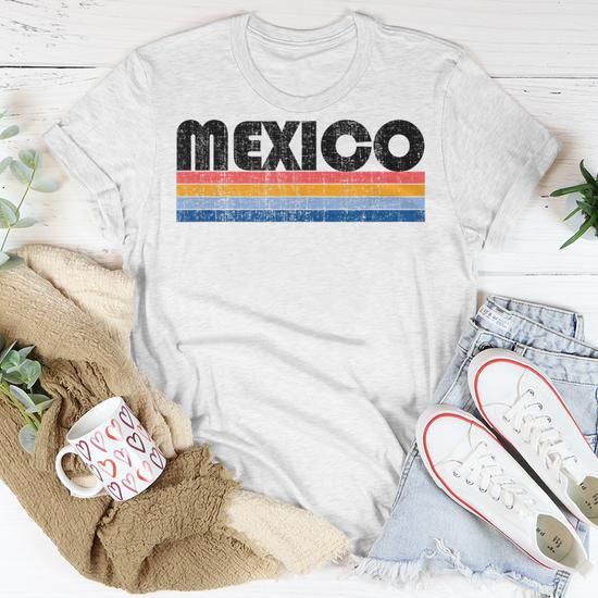 Vintage 70S 80S Style Mexico T-Shirt - Monsterry