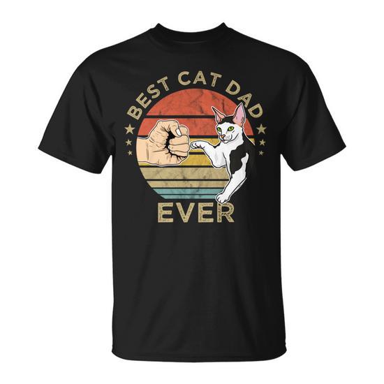 Entdecken Sie 18 Unique Best Cat Dad Ever T-Shirts: Top-Geschenkideen