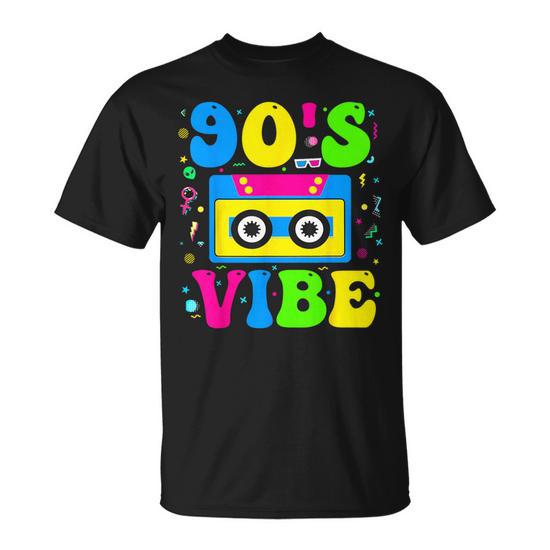 90S Vibe 1990S Fashion 90S Theme Outfit Nineties Theme Party T-Shirt - Thegiftio 90S Vibe 1990S Fashion 90S Theme Outfit Nineties Theme Party T-Shirt - Thegiftio