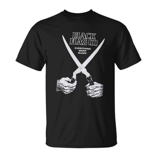 Black Flag Everything Went Black T-Shirt - Thegiftio