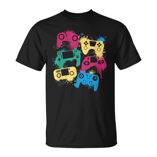 Camiseta Gamer Graciosa Para Hombre Y Niño – Regalo Original Para Videojugadores
