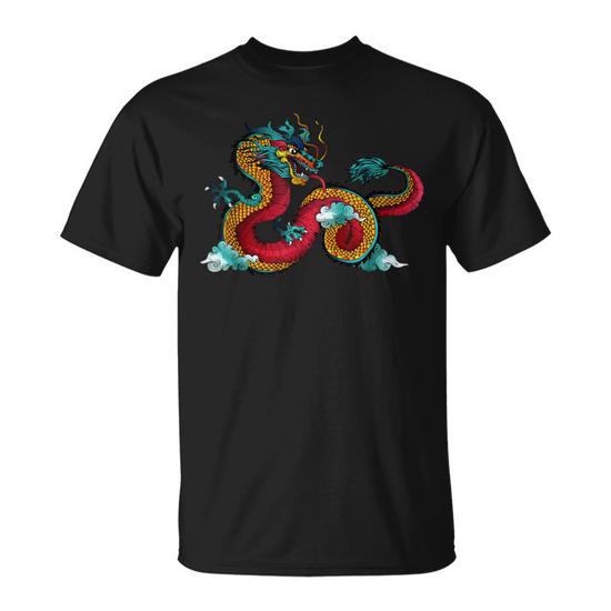 Tee shirt dragon fashion chinois