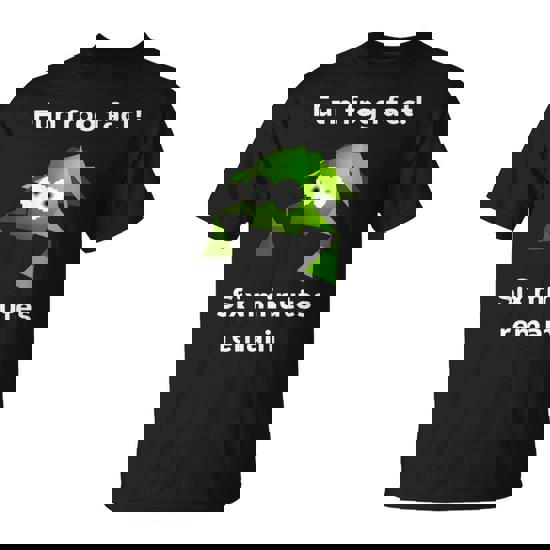 Fun Frog Fact Six Minutes Remain Cursed Frog T-Shirt - Monsterry