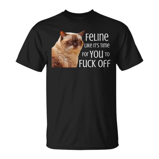 Cat pun shirt online