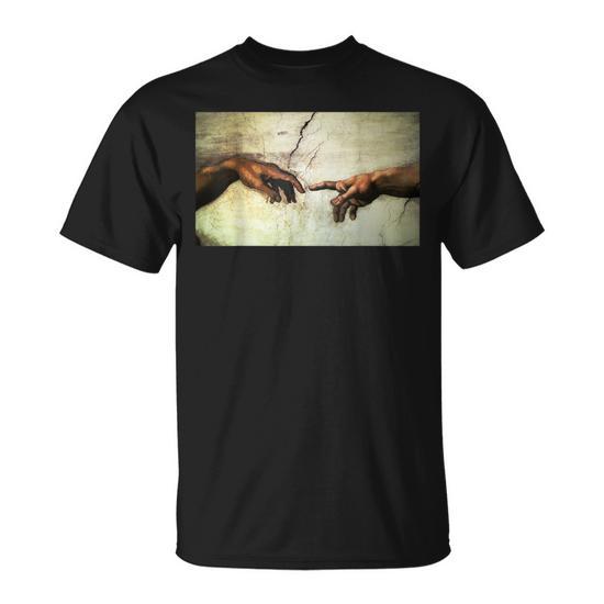 La Création D'adam Par Michel-Ange T-Shirt