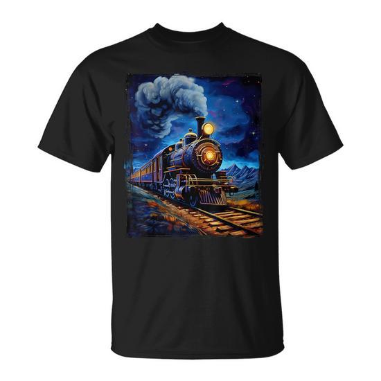 Cadeau pour les amateurs de train de wagon - Cadeau pour garçons, enfants, hommes T-Shirt