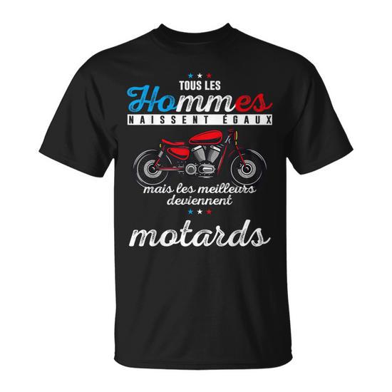 T-shirt Homme Coton Gildan - Motif Motard Duvet Sur Genou - Neuf Sur Commande, Sans étiquette