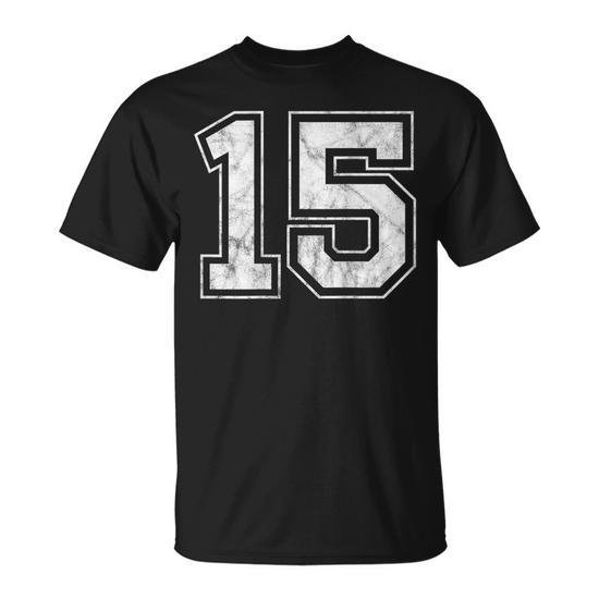 back number Tシャツ 2026 Number 15 On The Back T-Shirt - Monsterry