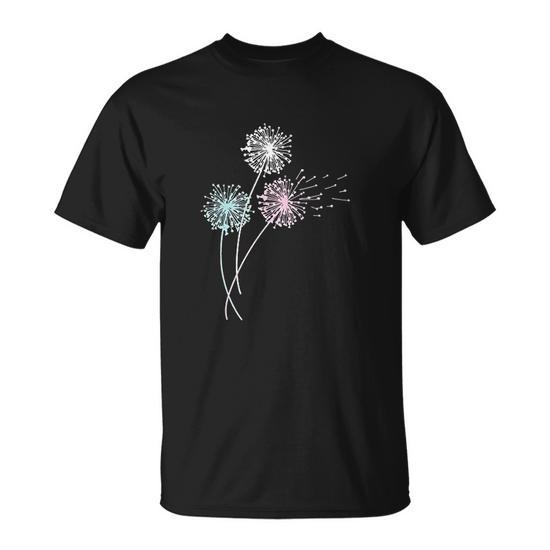 Pastel Dandelions T-Shirt - Thegiftio