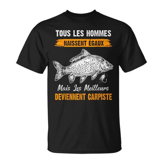 Sweat à Capuche Pêche à La Carpe – Snirt Carpe T-shirt Drôle Cadeau Pêcheur Homme Femme Ado – Humour Carpe Mode Streetwear