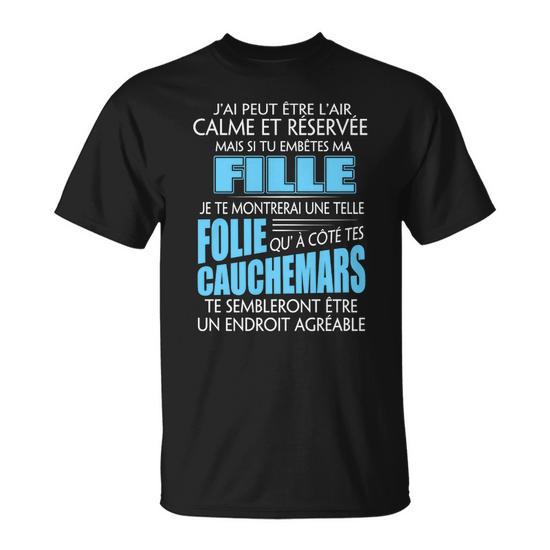 T-Shirt Bébé Humour 'Touche Pas ! Fille' – Cadeau Drôle Pour Bébé Fille