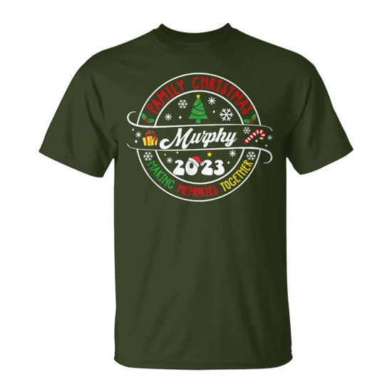 Murphy Family Name Christmas Matching Surname Xmas 2023 T Shirt