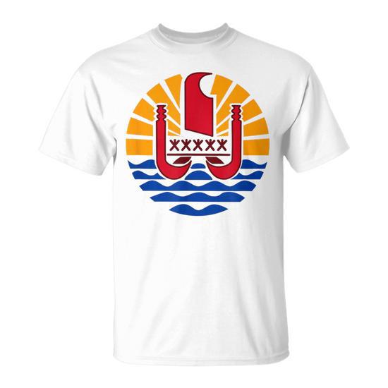 Tahiti Français Polynésie Rond Drapeau Autocollant / Haut Résolution