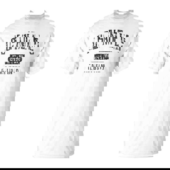 Los Angeles T-Shirt California Distressed Sports Design Los Angeles T-Shirt California Distressed Sports Design
