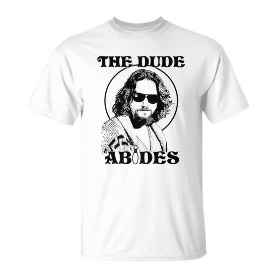 The Dude Abides Big Lebowski T Shirt Thegiftio UK