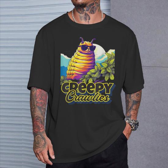 Caterpillar Creepy Crawlies Insect Hungry Animal T-Shirt Monsterry