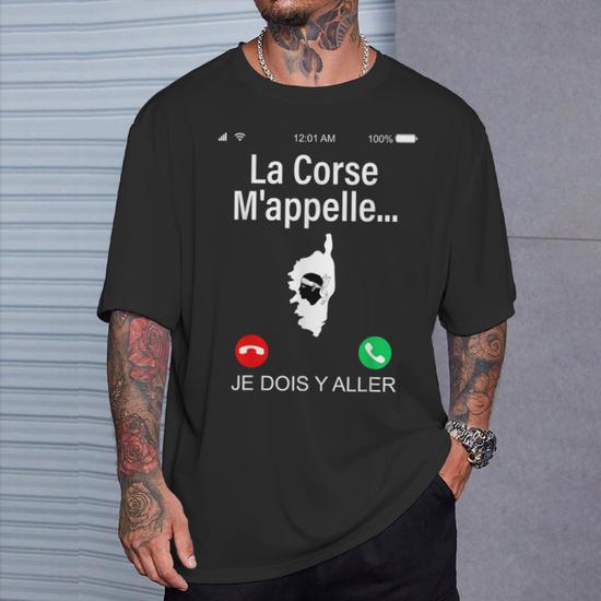 La Corse M'appelle, Je Dois Y Aller ! Débardeur Humour Corsica Cadeau Fun