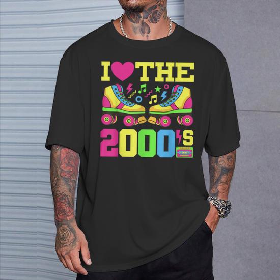 I Love The 2000'S Theme Party Costume 00S Outfit Early 2000S T-Shirt -  Thegiftio
