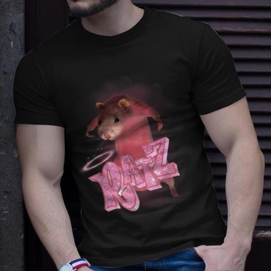 Ratz Meme Rat Mouse Ratz Pink Ratz Mouse Meme T-Shirt - Thegiftio