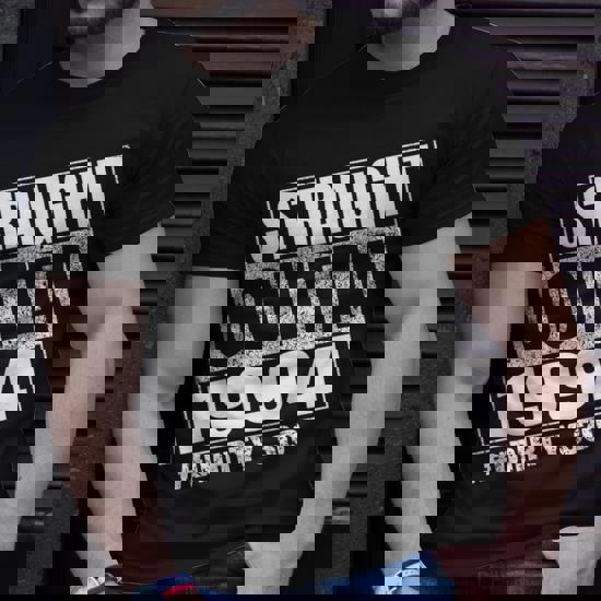 Straight Outta 1990 Dirty Thirty Funny 30th Birthday Gift T-Shirt Straight Outta 1990 Dirty Thirty Funny 30th Birthday Gift T-Shirt