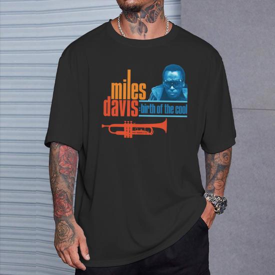 T-shirt Miles Davis Birth of the Cool, Graphisme Jazz | Cadeauxyz