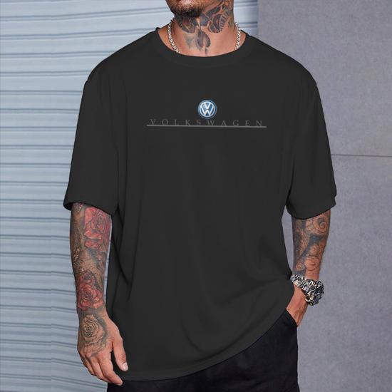 T-shirt Homme Volkswagen Bleu Taille M – Motif Graphique De Noël Et Voitures