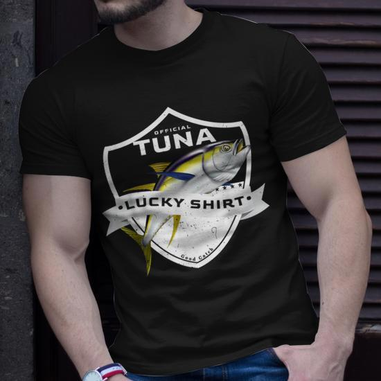 Tuna Lucky Accessories To Yellowfin Tuna Fishing T-Shirt - Monsterry CA