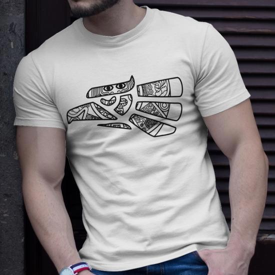 Hecho En Mexico Aztec Calendar Mexican Eagle T-Shirt - Monsterry