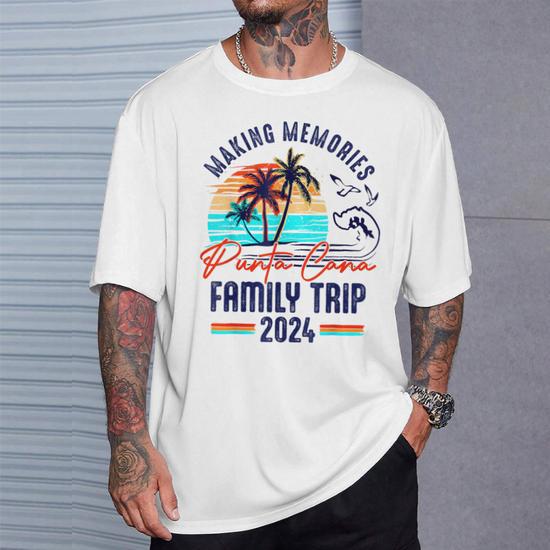 Custom Family Vacation T-Shirt – Making Memories Together Summer Beach Cruise Trip Shirt - View #7