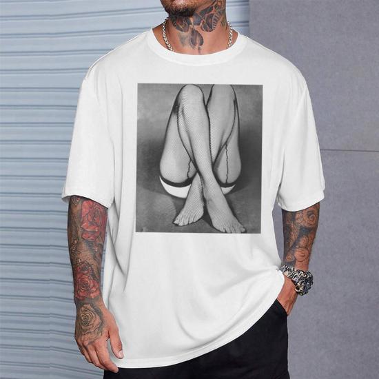 Vintage Fishnet Stockings Sexy Legs Feet Fetish T-Shirt - Monsterry Vintage Fishnet Stockings Sexy Legs Feet Fetish T-Shirt - Monsterry