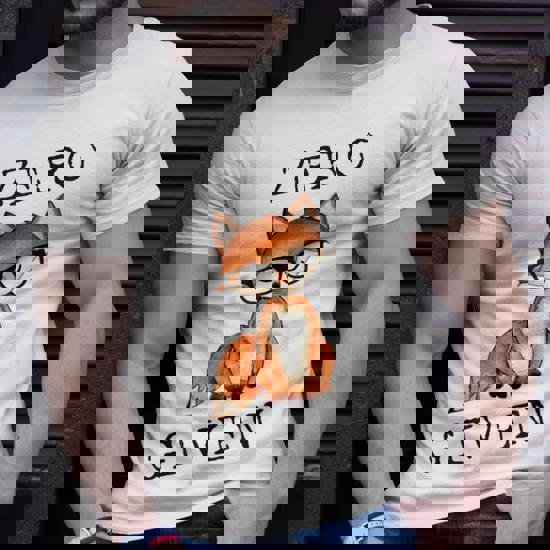 Zero Fox Given Funny Fox Shirt With Hipster Nerd Glasses Zero Fox Given Funny Fox Shirt With Hipster Nerd Glasses