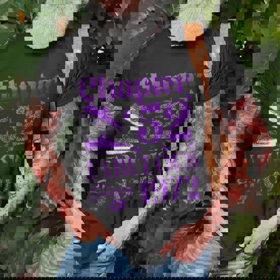 Chapter 52 Fabulous Since 1972 52Nd Birthday For Women T-Shirt - Monsterry