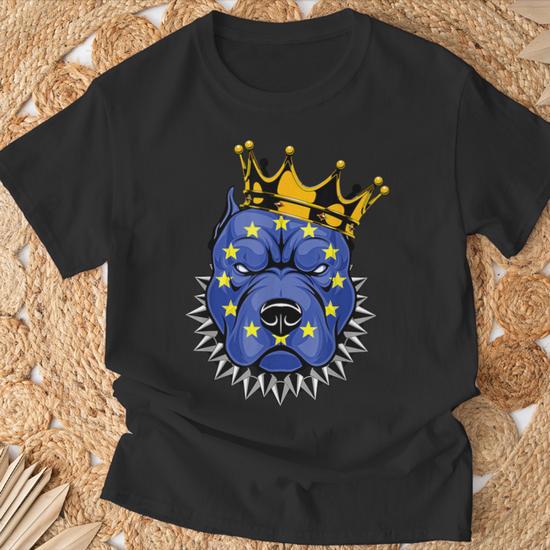 European Union Dog Pride European Union Flag Eu Dna Souvenir T Shirt Monsterry