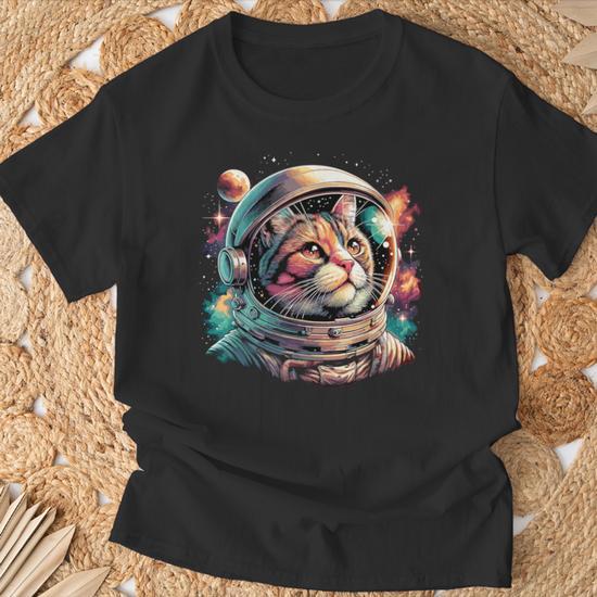 Cat astronaut shirt best sale