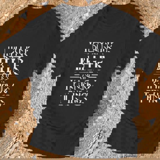 Graphic Anesthesia T Shirt I Drink Beer Graphic Anesthesia T Shirt I Drink Beer
