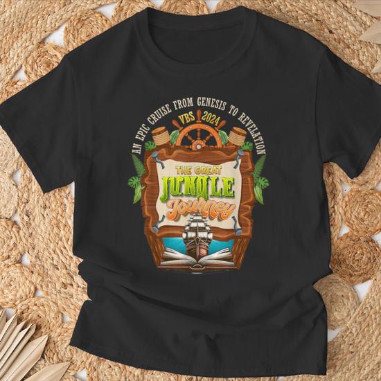 Jungle Journey Vbs 2024 Vacation Bible School Summer Camp T-Shirt | Mazezy