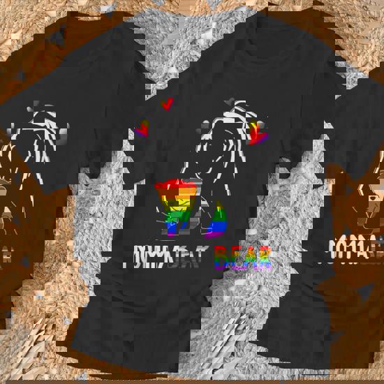 Lgbt Mom Mama Bear Shirts Mothers Gift Rainbow Shirt