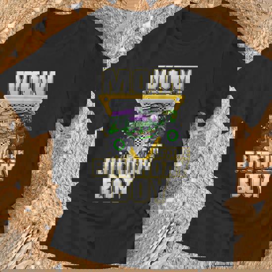 Mom Of The Birthday Boy Monster Truck Birthday Novelty Gift T-Shirt Mom Of The Birthday Boy Monster Truck Birthday Novelty Gift T-Shirt