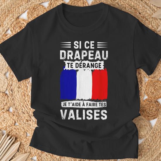 Chemise France Drapeau français - Cadeau patriotique fierté patriotique