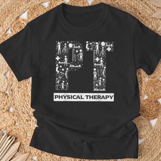 Physical Therapy Gait Training Physiotherapy Therapist T Shirt Monsterry