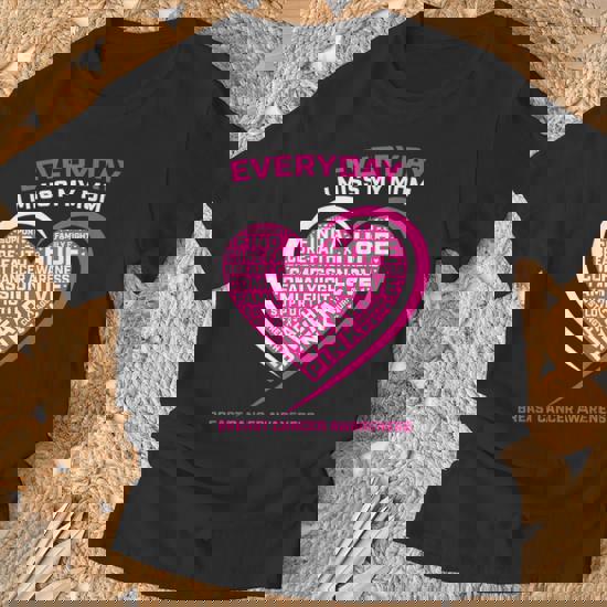 I Wear Pink For My AUNTIE Breast Cancer Awareness Youth Boys Girls Tee T Shirt E - Foto 10