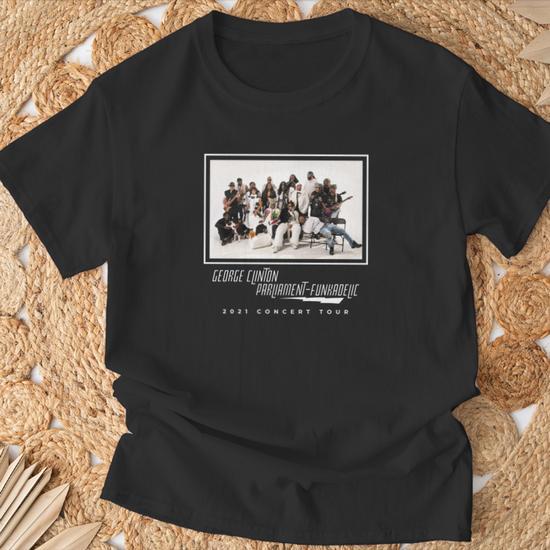 Chemise drapeau noir tout est parti noir rock merch concert tournée t