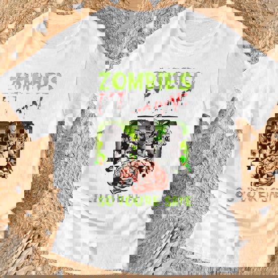 Halloween Zombie T-Shirt - Lustiges Grusel Shirt Für Halloween Party