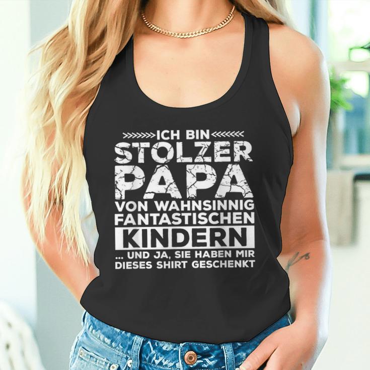 3 Drei 2 Ich Bin Stolzer Papaon Zwei Tolle Kinder S Tank Top