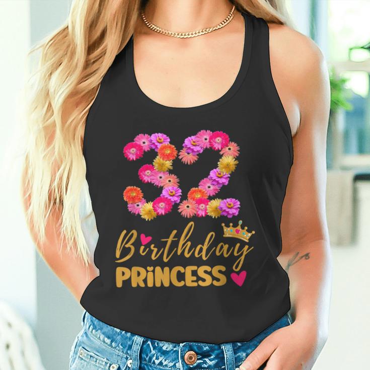 32 Jahre Alter Geburtstag Prinzessin Blume Ist Mein 32 Geburtstag Tank Top