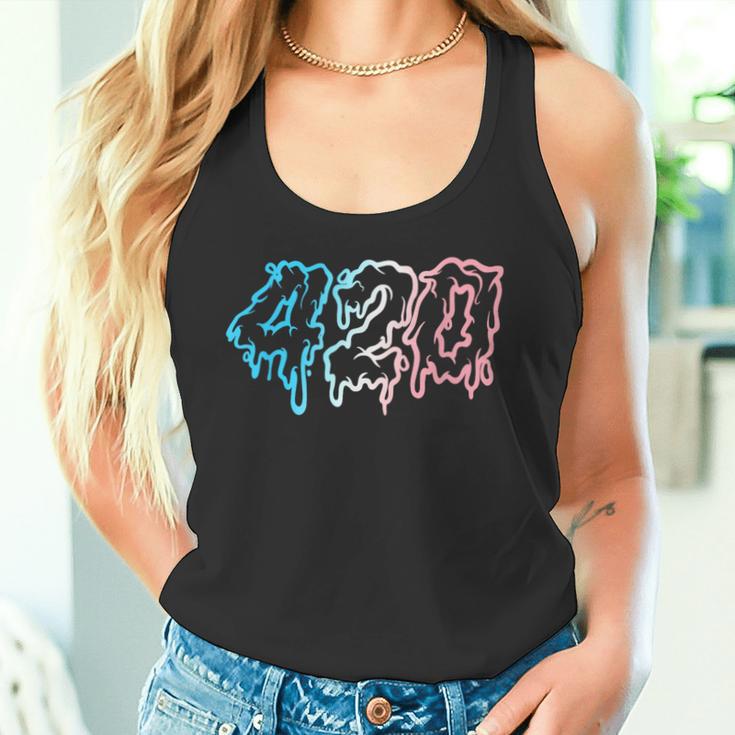 420 Stoner Marijuana Trans Pride Subtle Transgender Tank Top