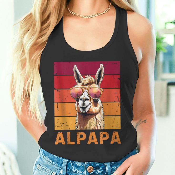 Alpapa Alpaka Fan Lama Fan Liebhaberatertag Tiere Papa Tank Top