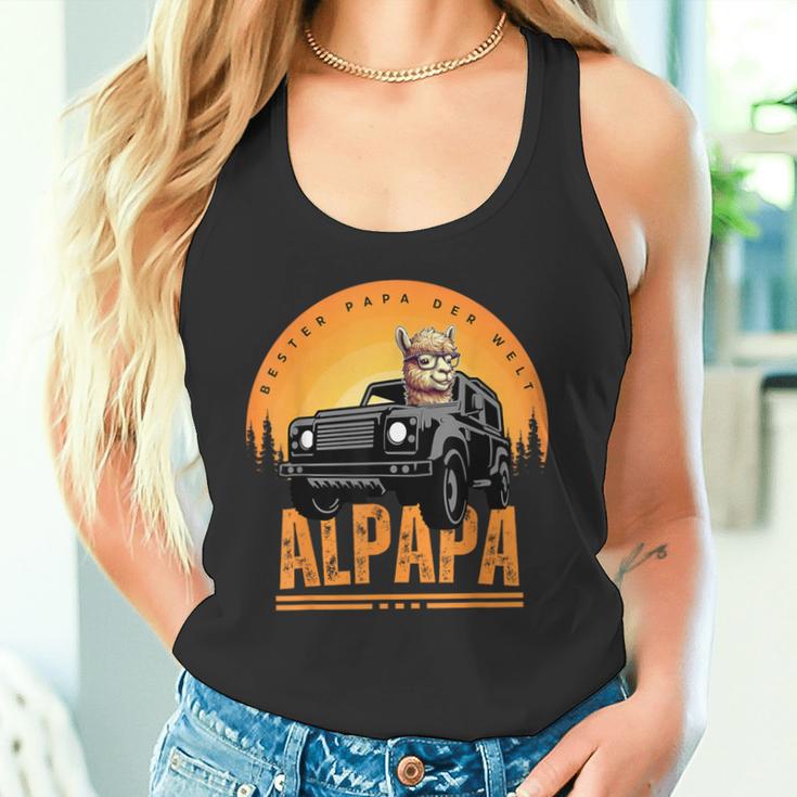 Alpapa Alpakaatertag Bester Papa Del Welt Alpakaatertag Tank Top